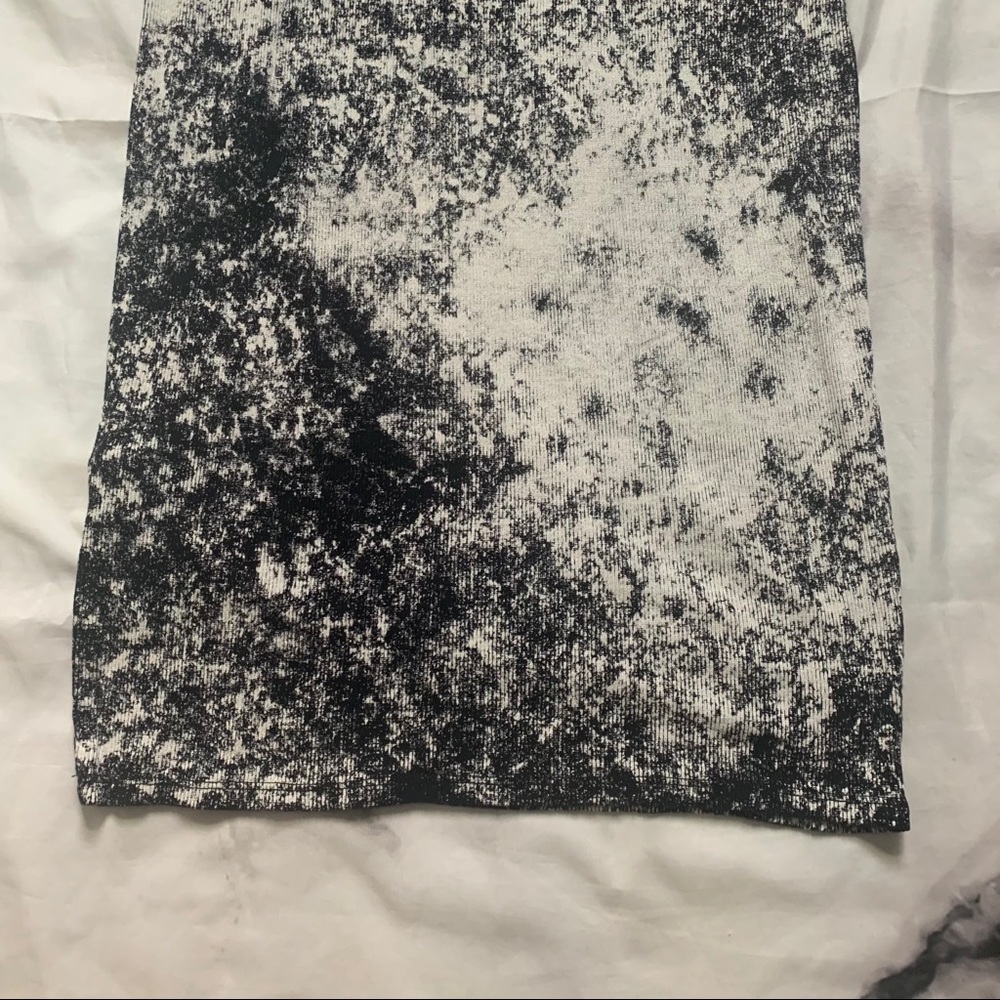 +SOLD+ZARA Tie Dye Splatter Midi Shirt Dress - Picture 5 of 6